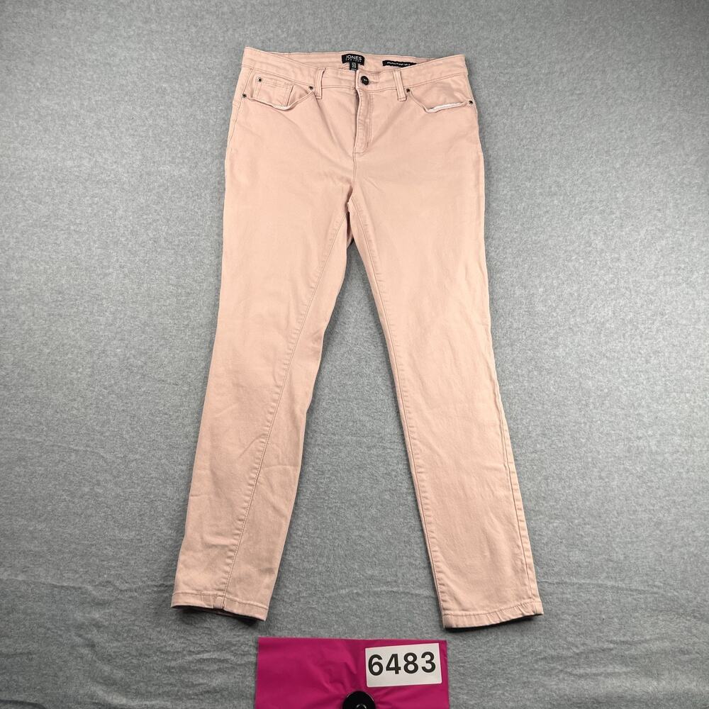 Jones New York Jeans Pink Womens Size 10 Madison Skinny Ankle